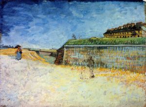 Vincent Willem Van Gogh œuvres - Fortifications de Paris avec maisons
