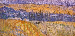 Vincent Willem Van Gogh œuvres - Paysage sous la pluie