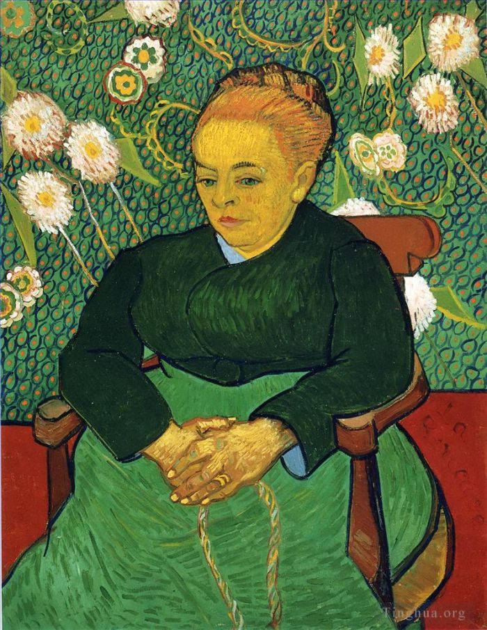 Vincent Willem Van Gogh Peinture à l'huile - Madame Roulin berçant le berceau