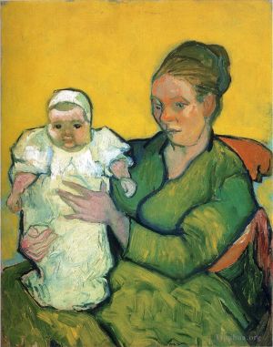 Vincent Willem Van Gogh œuvres - Mère Roulin avec son bébé