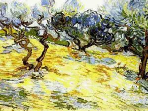 Vincent Willem Van Gogh œuvres - Oliviers Ciel Bleu Vif
