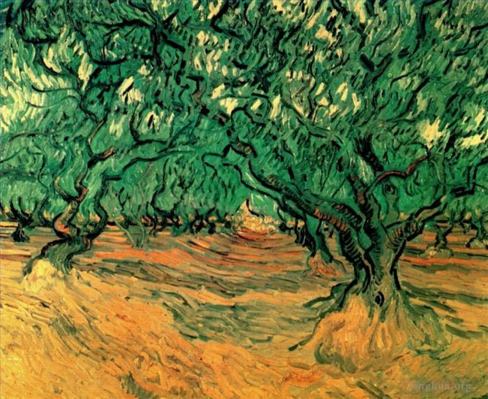 Vincent Willem Van Gogh Peinture à l'huile - Olivier