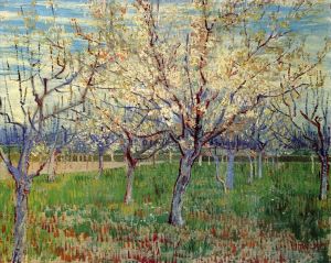 Vincent Willem Van Gogh œuvres - Verger avec abricotiers en fleurs