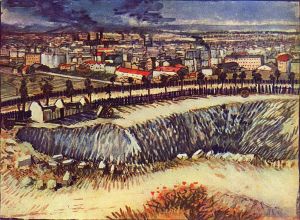 Vincent Willem Van Gogh œuvres - Aux portes de Paris près de Montmartre