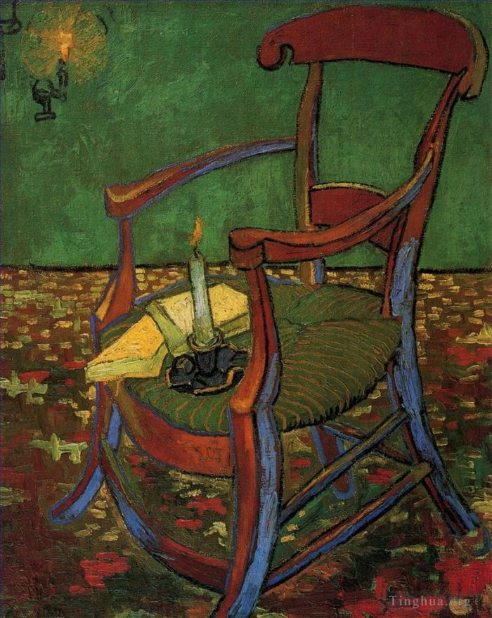 Vincent Willem Van Gogh Peinture à l'huile - Le fauteuil de Paul Gauguin