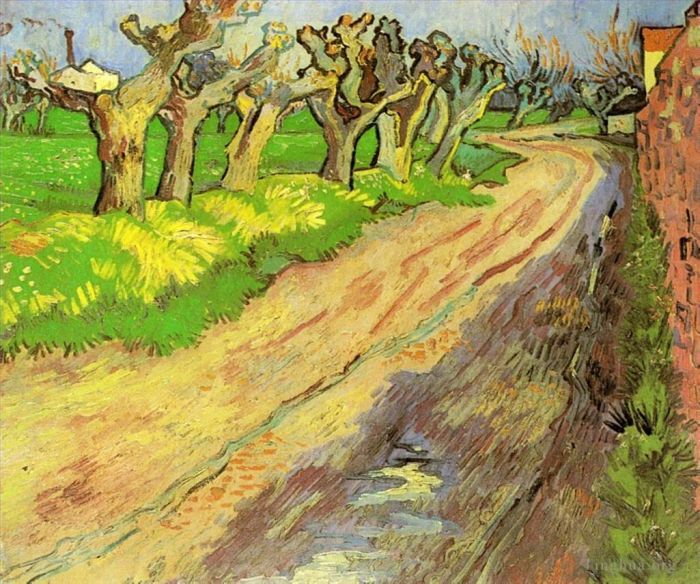 Vincent Willem Van Gogh Peinture à l'huile - Saules têtards