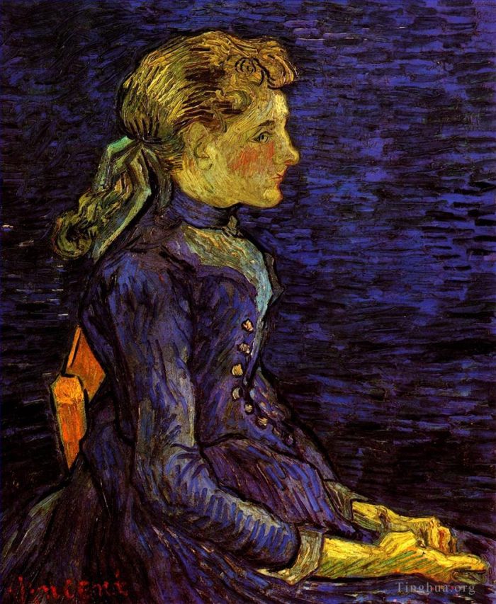 Vincent Willem Van Gogh Peinture à l'huile - Portrait d'Adeline Ravoux