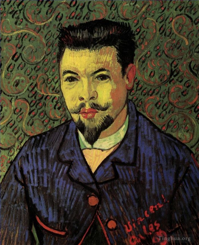 Vincent Willem Van Gogh Peinture à l'huile - Portrait du Dr Félix Rey