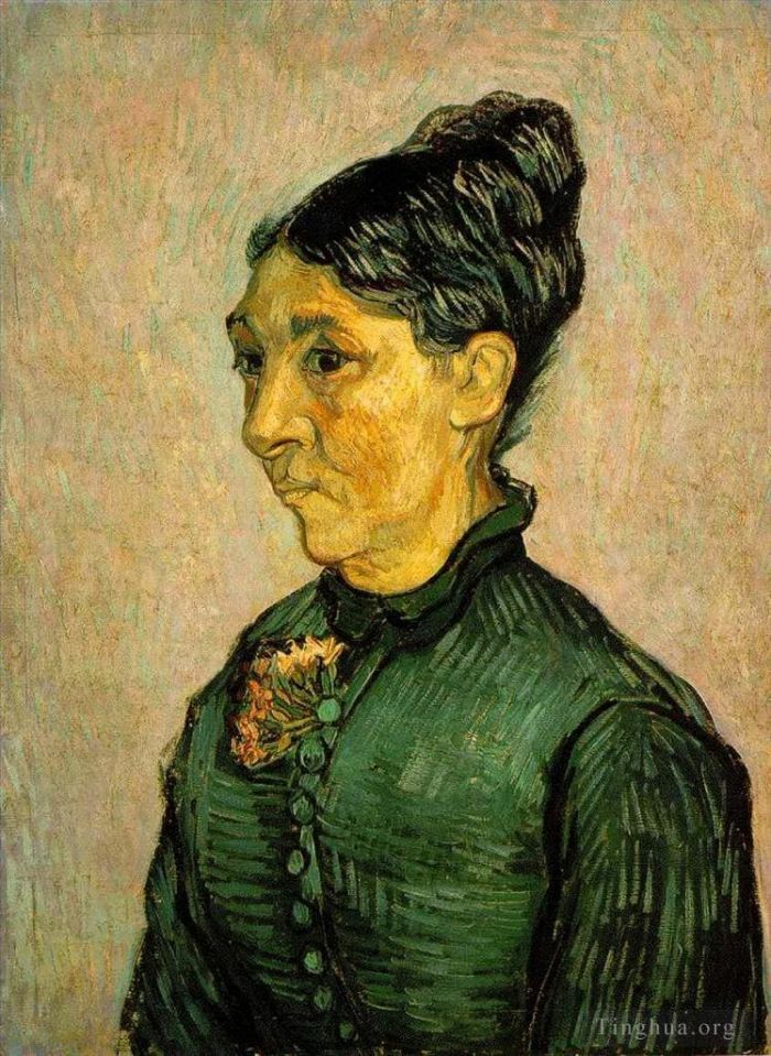 Vincent Willem Van Gogh Peinture à l'huile - Portrait de Madame Trabuc