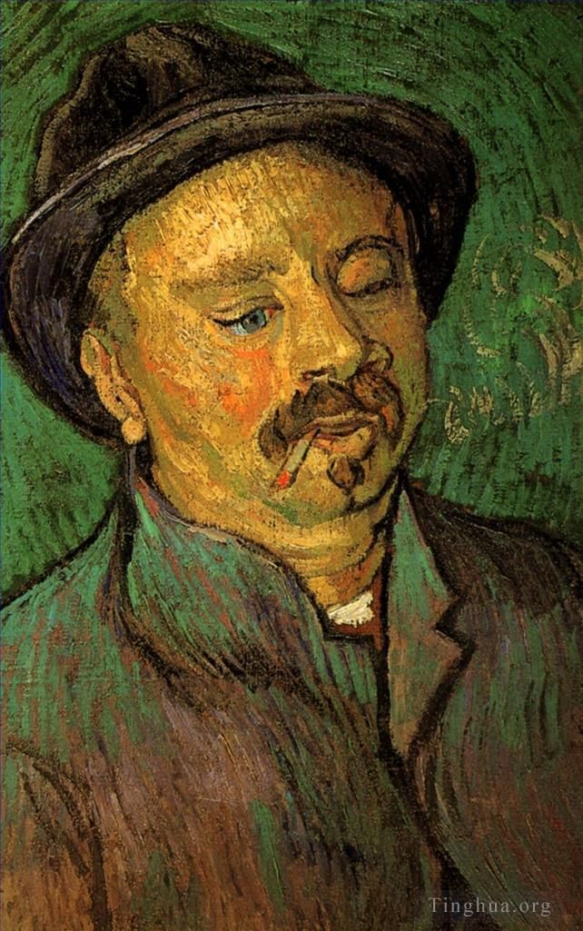 Vincent Willem Van Gogh Peinture à l'huile - Portrait d'un borgne