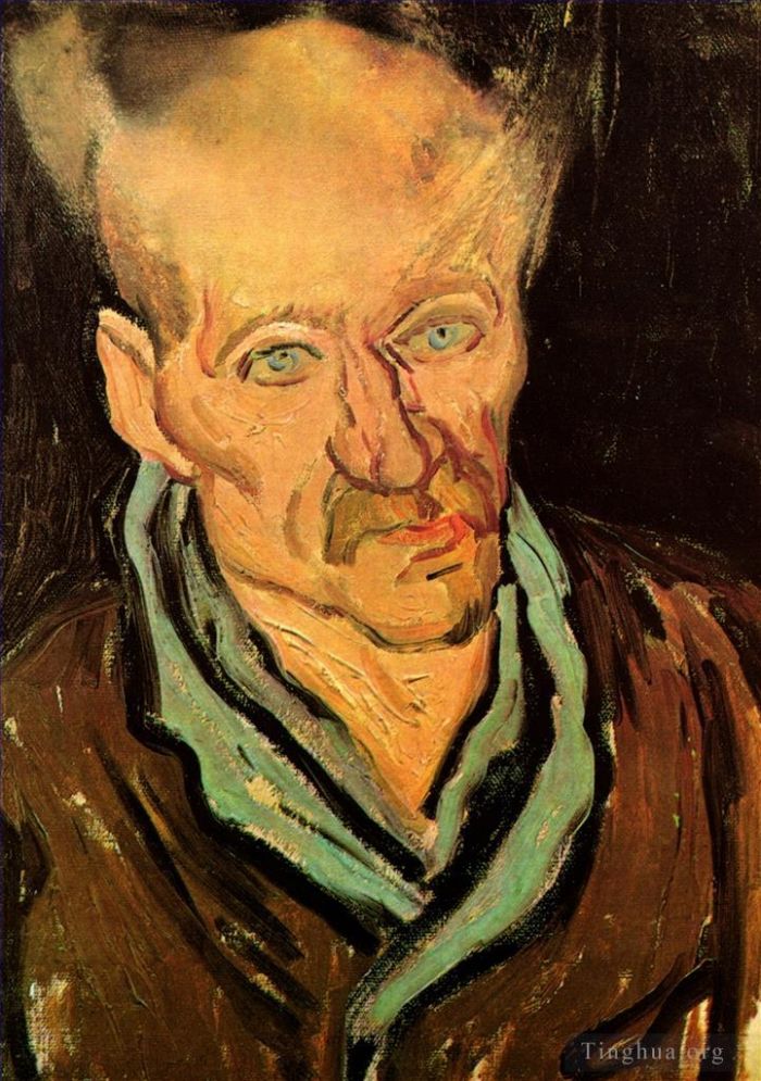 Vincent Willem Van Gogh Peinture à l'huile - Portrait d'un patient de l'hôpital Saint-Paul