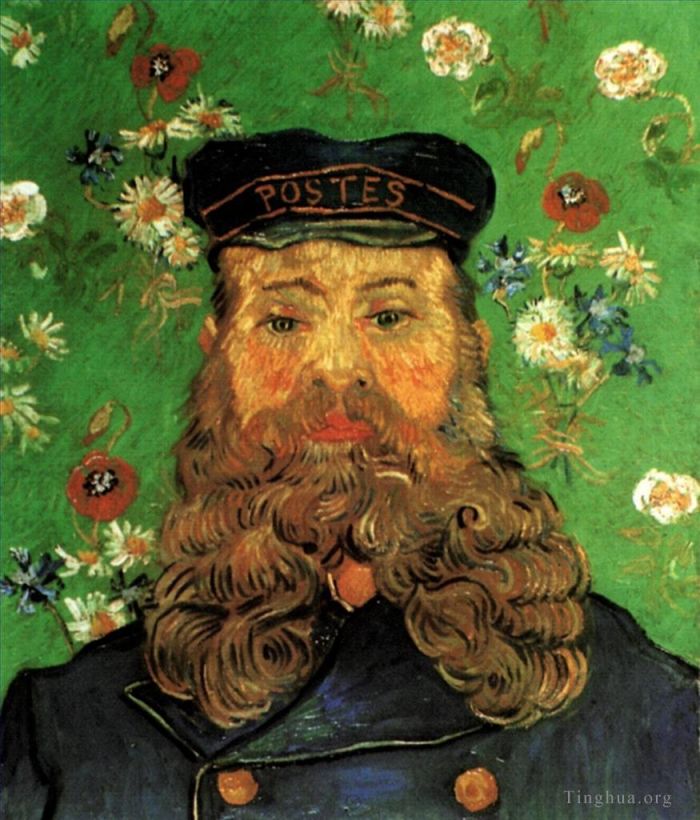 Vincent Willem Van Gogh Peinture à l'huile - Portrait du facteur Joseph Roulin 2