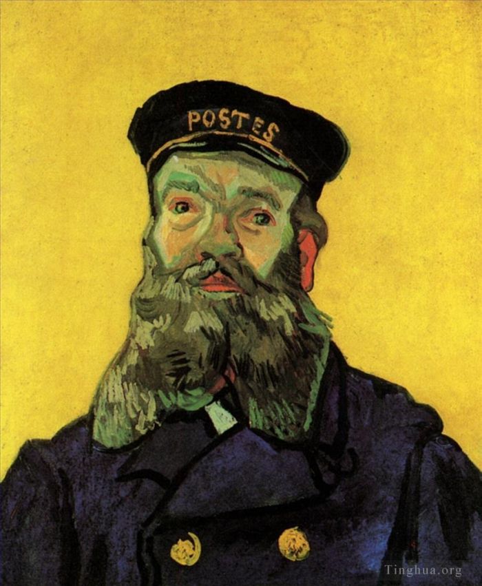 Vincent Willem Van Gogh Peinture à l'huile - Portrait du facteur Joseph Roulin 3