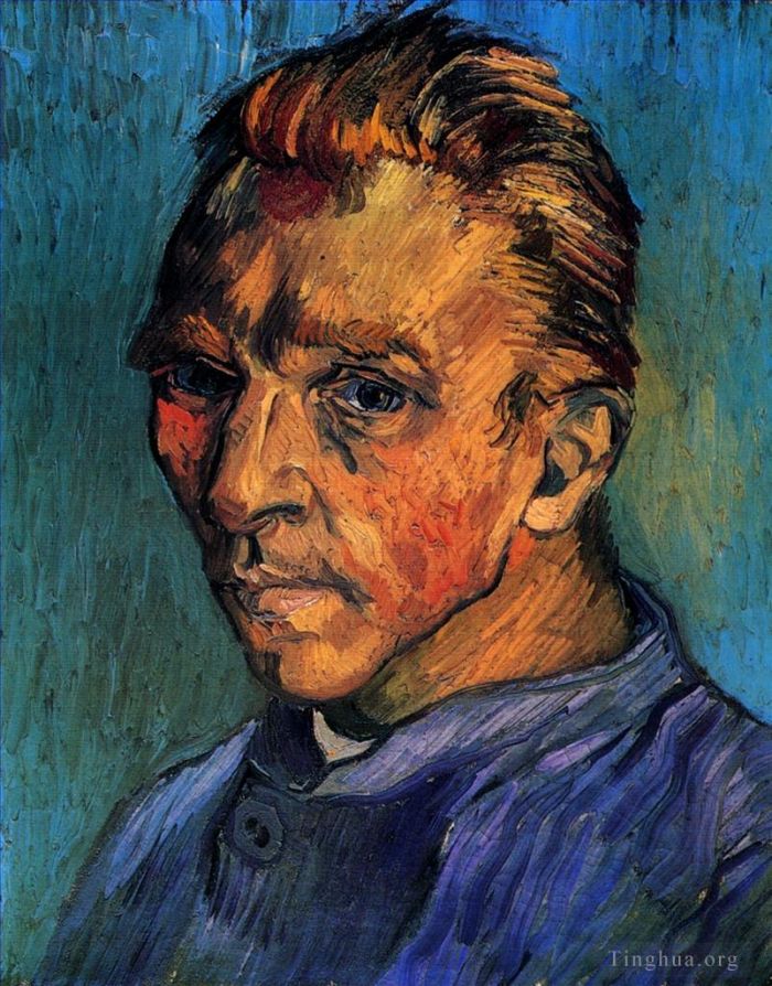Vincent Willem Van Gogh Peinture à l'huile - Autoportrait 1889