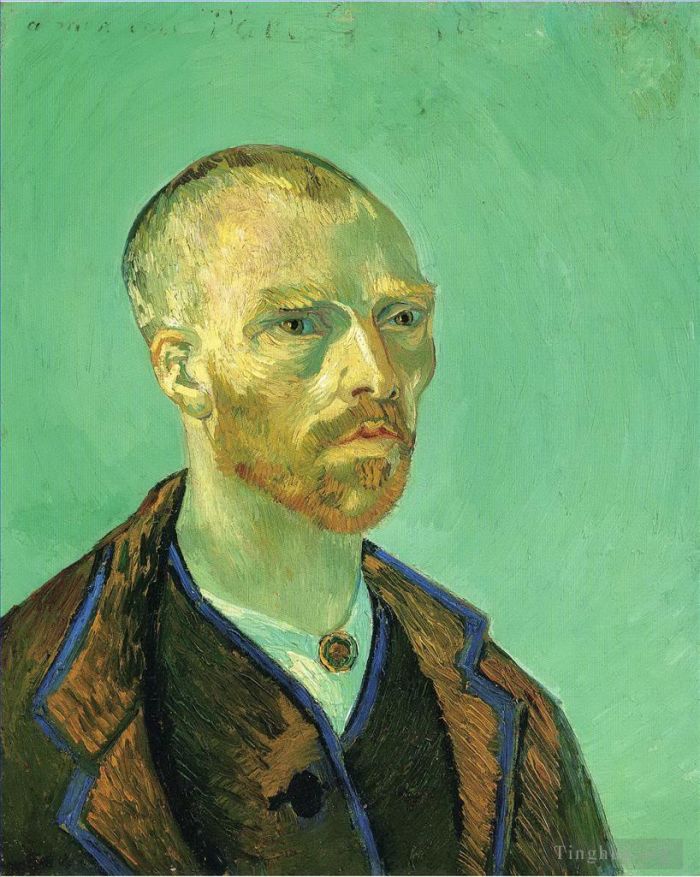 Vincent Willem Van Gogh Peinture à l'huile - Autoportrait dédié à Paul Gauguin