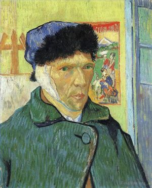 Vincent Willem Van Gogh œuvres - Autoportrait à l'oreille bandée 2