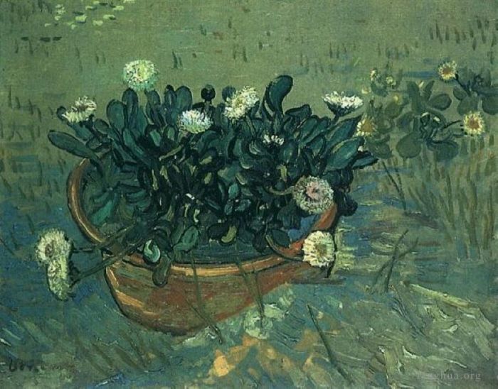 Vincent Willem Van Gogh Peinture à l'huile - Bol Nature Morte Aux Marguerites