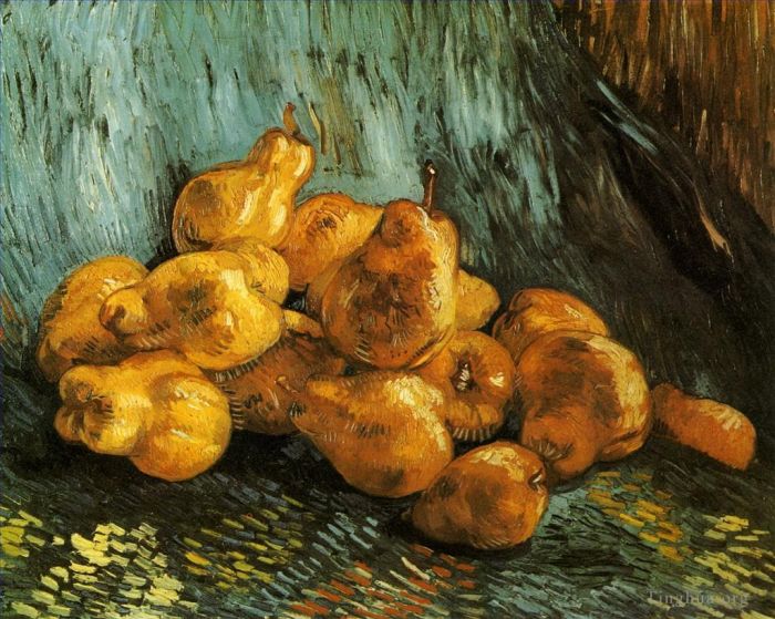 Vincent Willem Van Gogh Peinture à l'huile - Nature morte aux poires