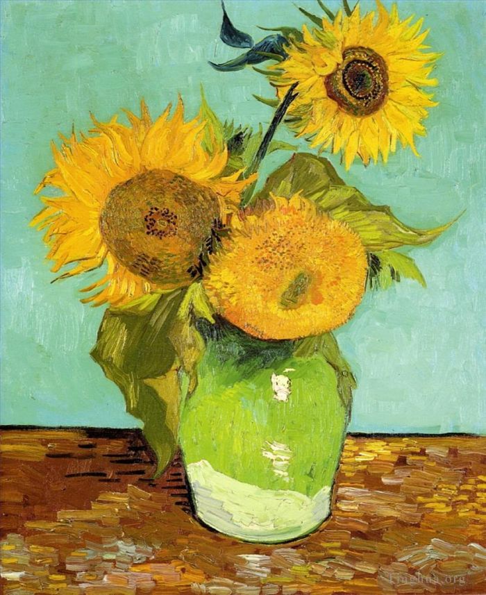 Vincent Willem Van Gogh Peinture à l'huile - Tournesols