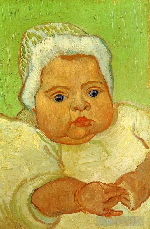 Vincent Willem Van Gogh Peinture à l'huile - Le bébé Marcelle Roulin