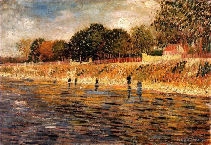 Vincent Willem Van Gogh Peinture à l'huile - Les quais de Seine