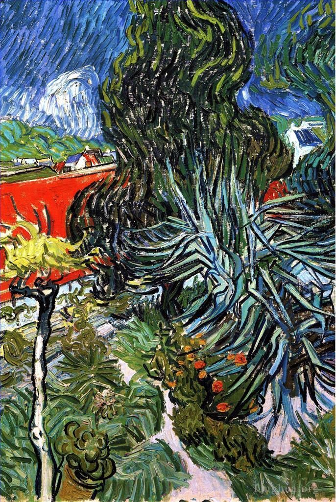 Vincent Willem Van Gogh Peinture à l'huile - Le Jardin du Docteur Gachet à Auvers sur Oise