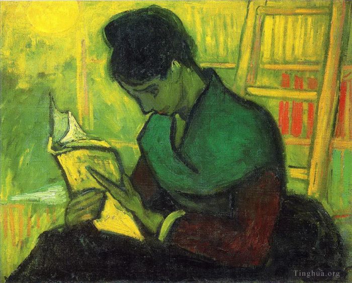 Vincent Willem Van Gogh Peinture à l'huile - Le lecteur de roman