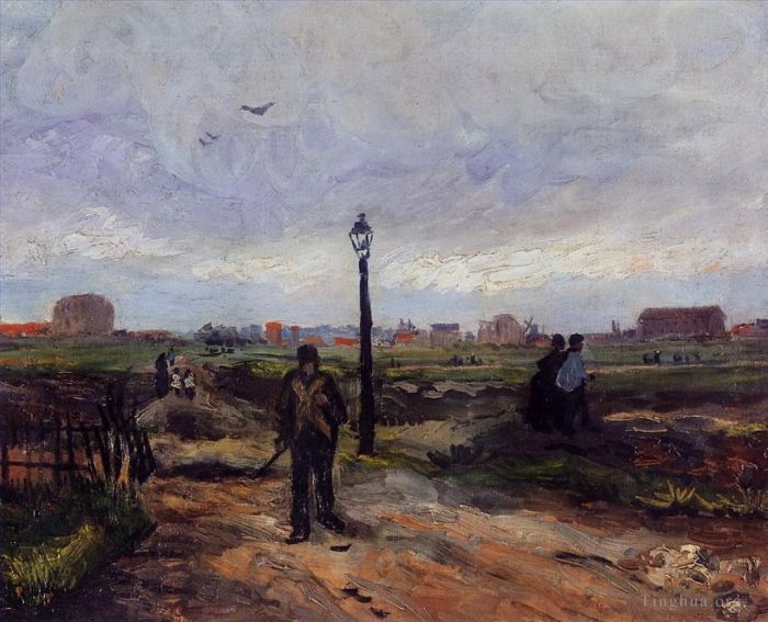 Vincent Willem Van Gogh Peinture à l'huile - La périphérie de Paris