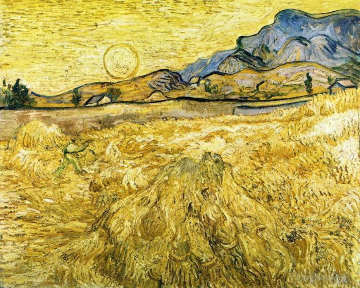 Vincent Willem Van Gogh Peinture à l'huile - Le moissonneur