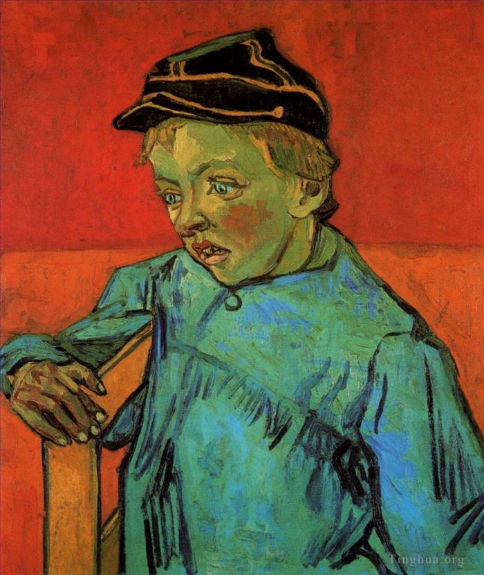 Vincent Willem Van Gogh Peinture à l'huile - L'écolier Camille Roulin