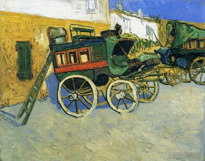 Vincent Willem Van Gogh Peinture à l'huile - La Diligence Tarasconnaise