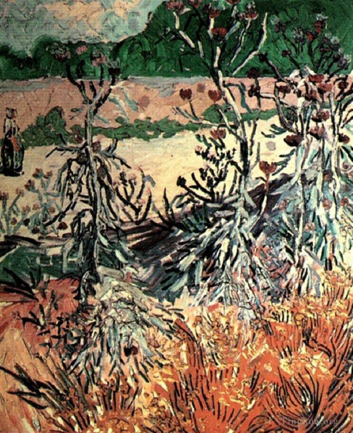 Vincent Willem Van Gogh Peinture à l'huile - Chardons