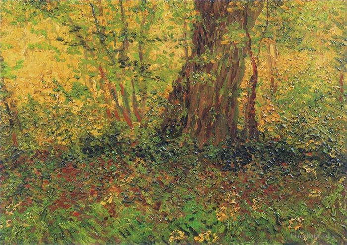 Vincent Willem Van Gogh Peinture à l'huile - Broussailles