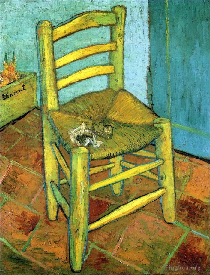 Vincent Willem Van Gogh Peinture à l'huile - La chaise de Van Gogh