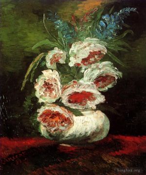 Vincent Willem Van Gogh œuvres - Vase avec Pivoines