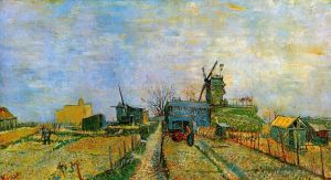 Vincent Willem Van Gogh œuvres - Potagers à Montmartre 2