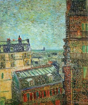 Vincent Willem Van Gogh œuvres - Vue de Paris depuis la chambre de Vincent, rue Lepic
