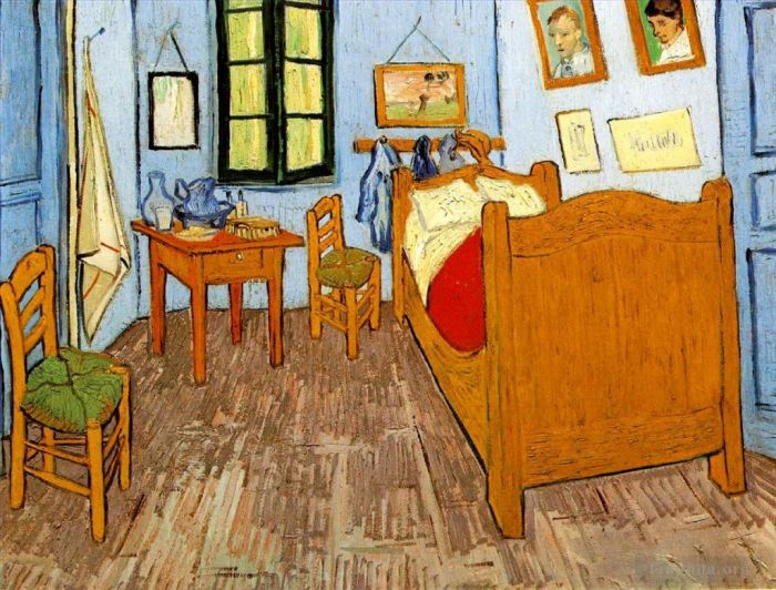 Vincent Willem Van Gogh Peinture à l'huile - La chambre de Vincent à Arles