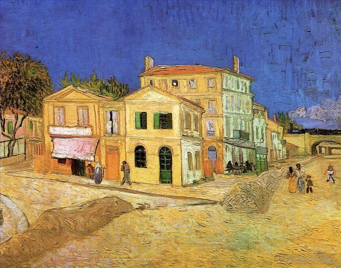 Vincent Willem Van Gogh Peinture à l'huile - La Maison de Vincent à Arles La Maison Jaune 2