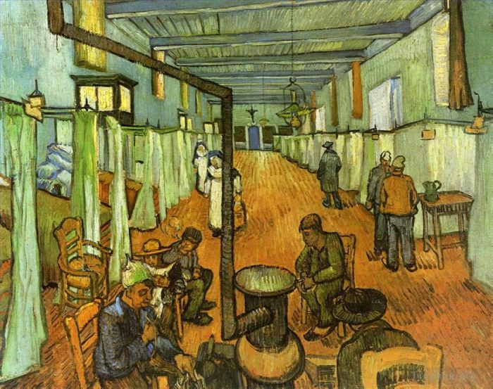 Vincent Willem Van Gogh Peinture à l'huile - Service de l'hôpital d'Arles