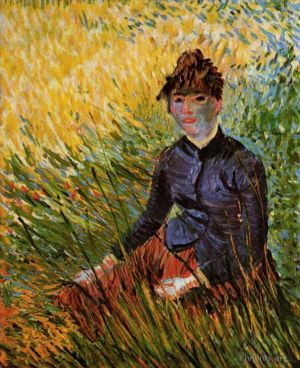 Vincent Willem Van Gogh œuvres - Femme assise dans l'herbe