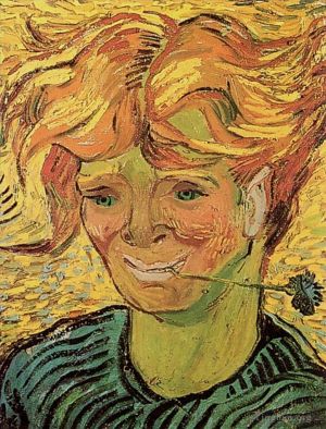 Vincent Willem Van Gogh œuvres - Jeune homme au bleuet