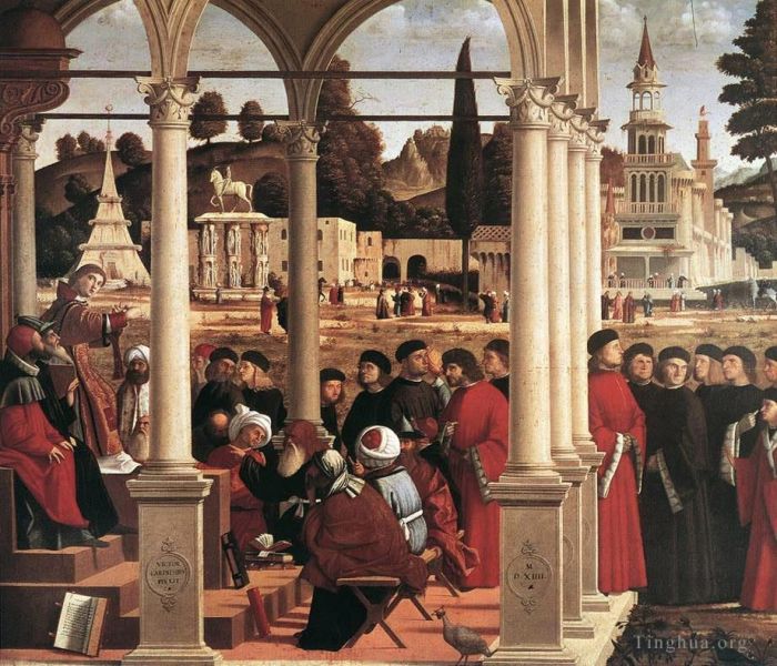 Vittore Carpaccio Types de peintures - Dispute de saint Étienne