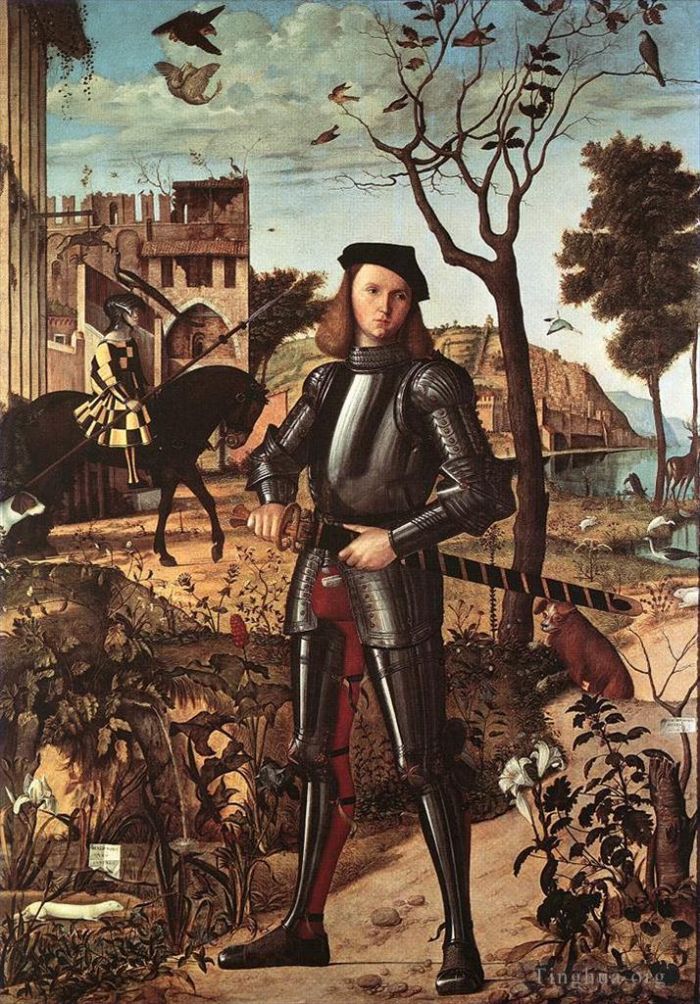 Vittore Carpaccio Types de peintures - Portrait d'un chevalier
