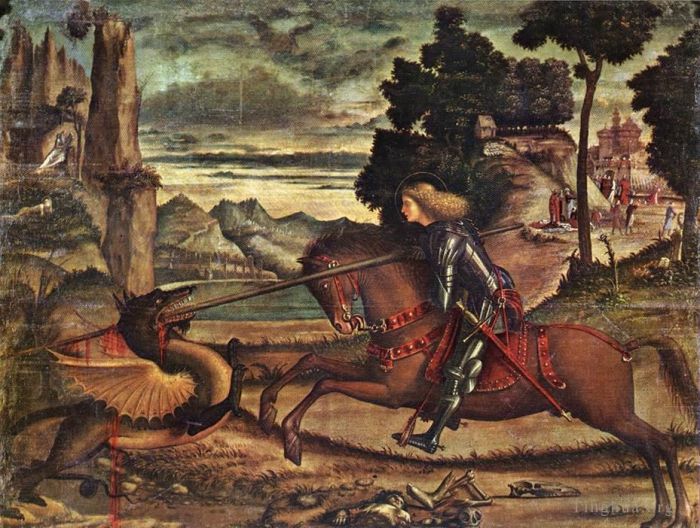 Vittore Carpaccio Types de peintures - Saint Georges et le dragon 1516