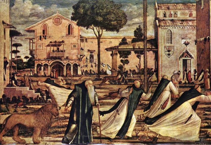 Vittore Carpaccio Types de peintures - Saint Jérôme et le Lion