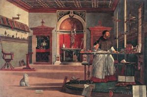 Vittore Carpaccio œuvres - Vision de saint Augustin
