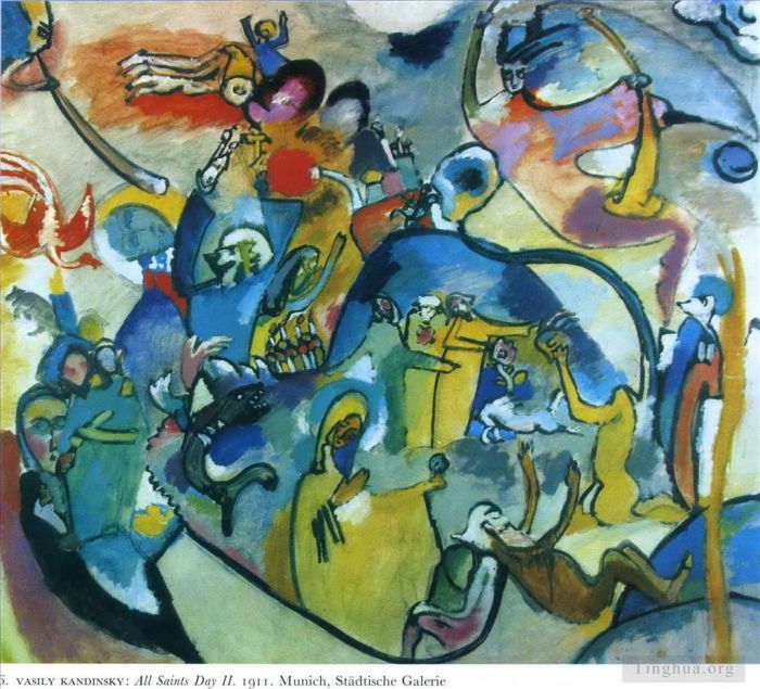 Vassily Kandinsky Peinture à l'huile - Toussaint II