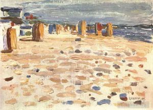 Vassily Kandinsky œuvres - Paniers de plage en Hollande