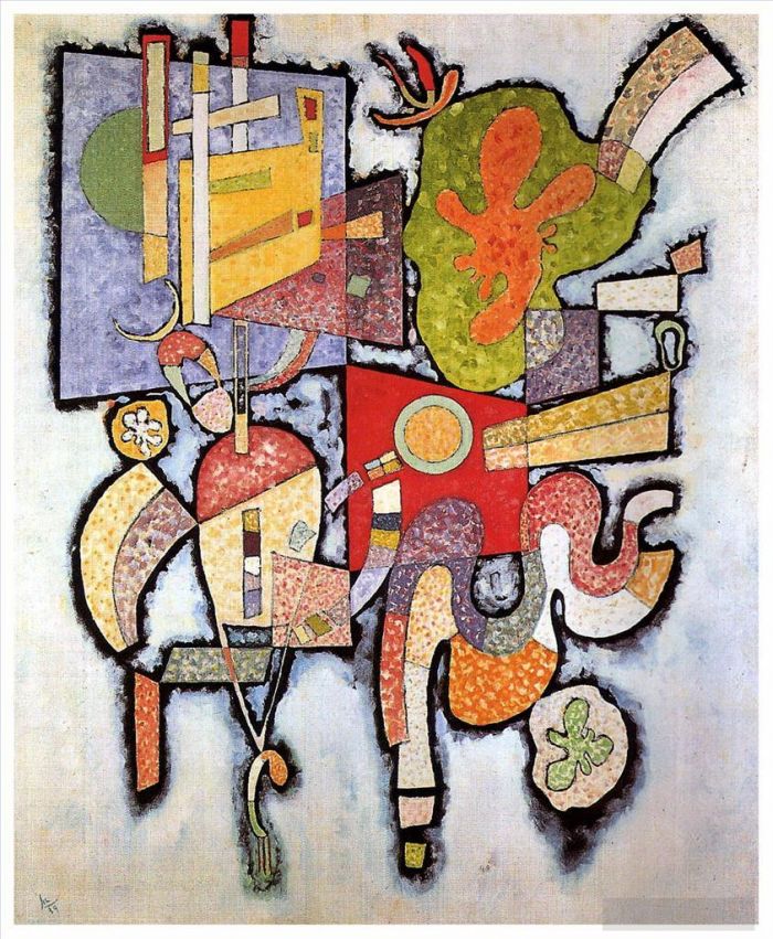 Vassily Kandinsky Peinture à l'huile - Complexe Simple